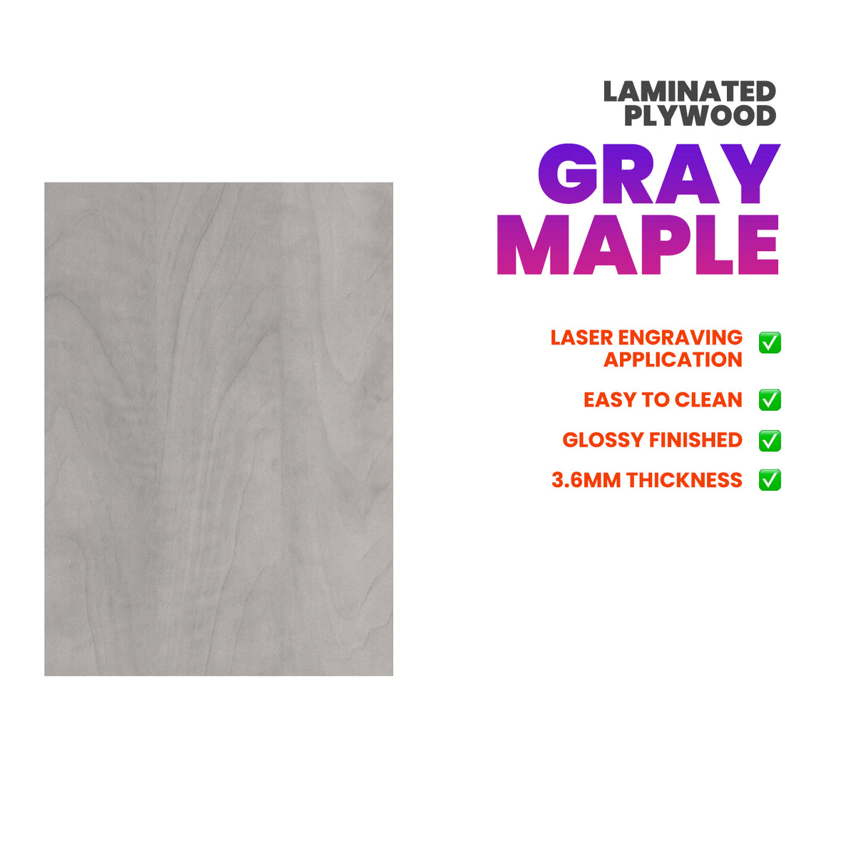 Papan Lapis Berlapis Maple