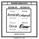 (BEST DEAL)π₯π₯π₯ Custom Ukir Hanger Kayu