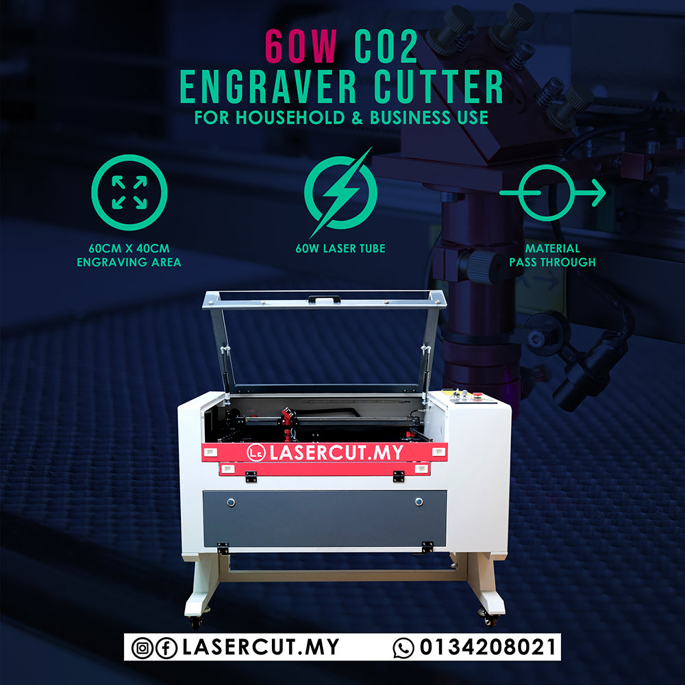 Mesin Pengukir Laser 60W 640 CO2 (PRO)