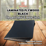 Papan Lapis Berlapis Hitam