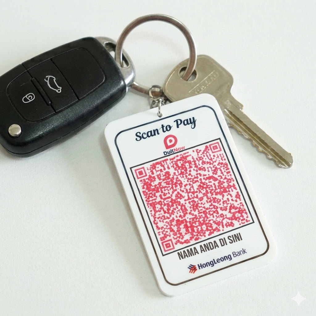 Keychain QR UV PRINT