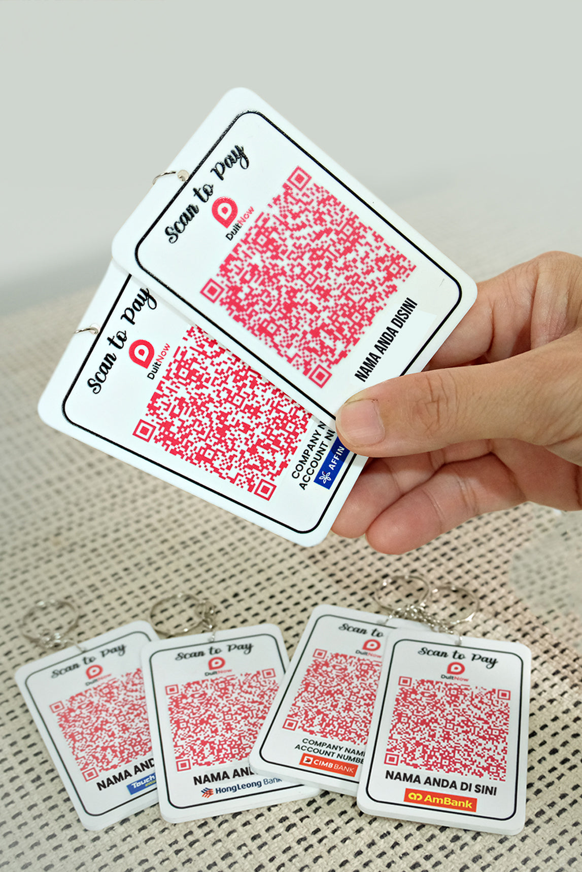 QR Keychain