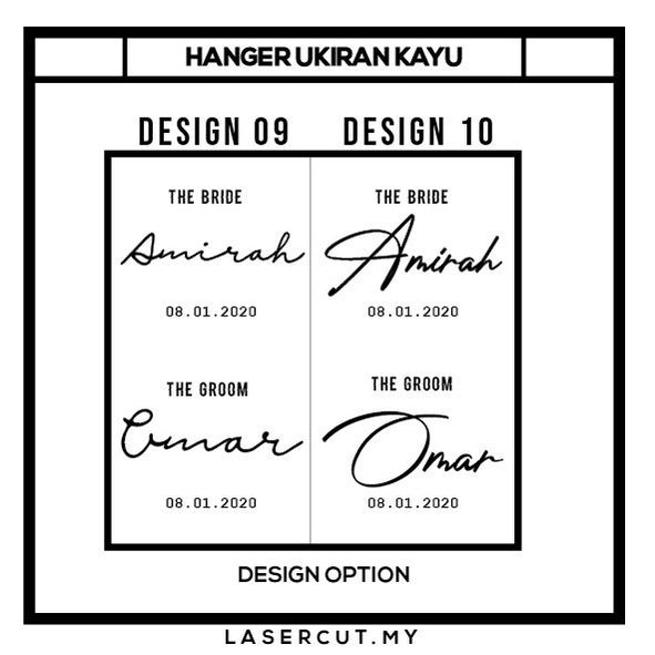 (BEST DEAL)π₯π₯π₯ Custom Ukir Hanger Kayu