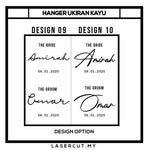 (BEST DEAL)π₯π₯π₯ Custom Ukir Hanger Kayu