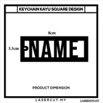 Ukiran Keychain Nama