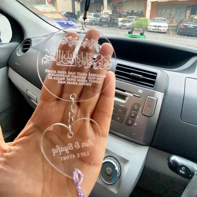 Loket Kereta / Hiasan Gantungan Kereta