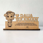 Desk Signgboard Potrait Exclusive