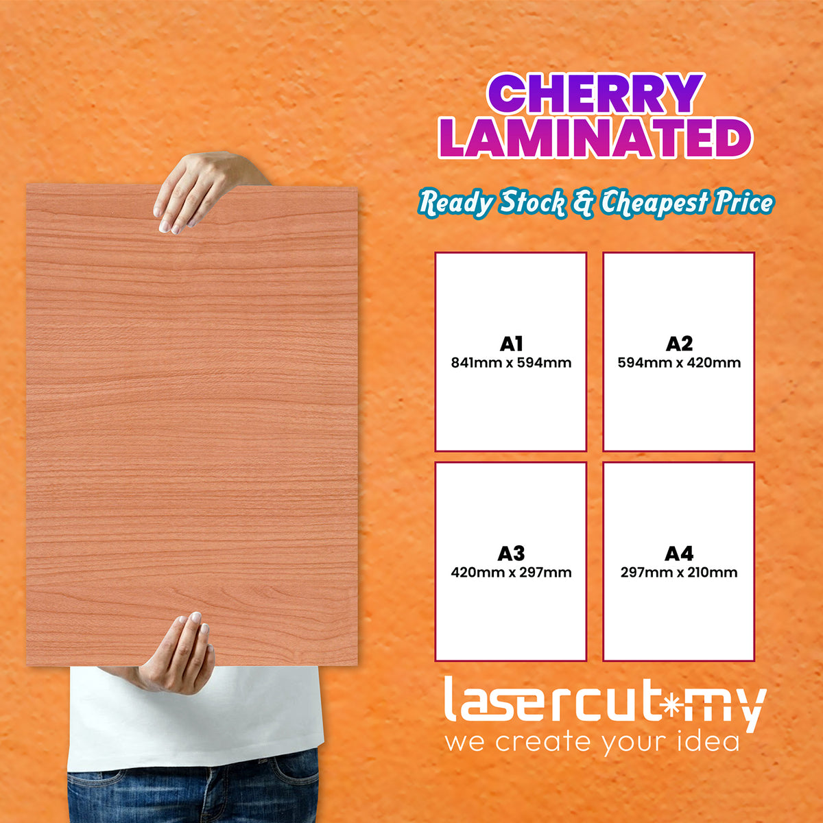 Cherry Laminated Plywood