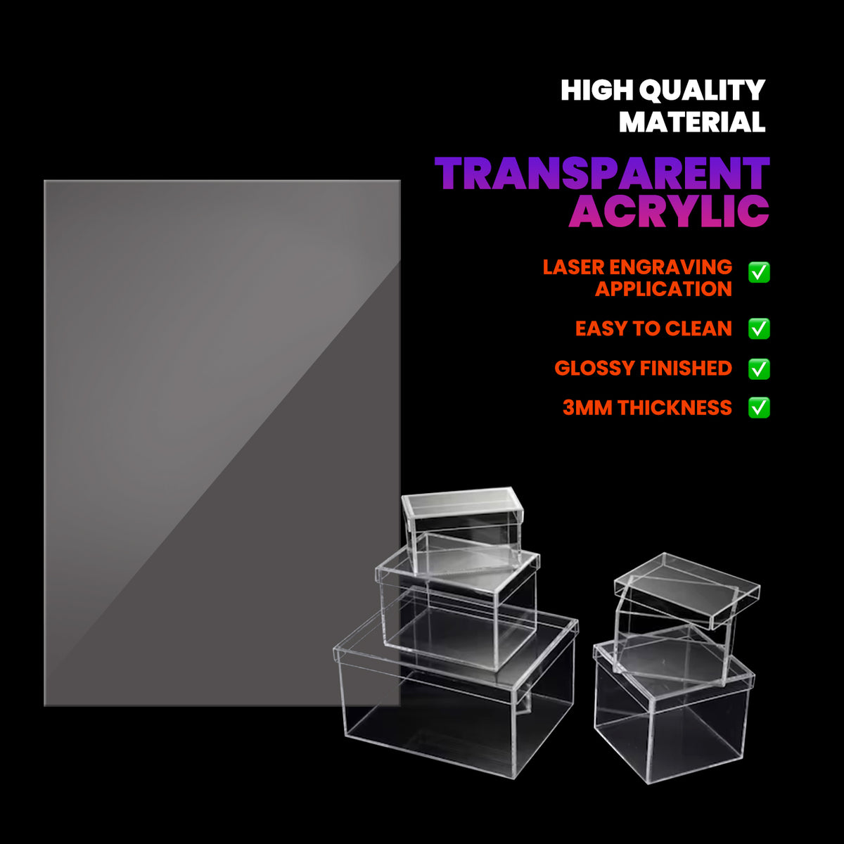 Transparent Acrylic Sheet