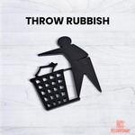 3D Sign Toilet WC Washroom Tandas Wall Decoration Signage Papan Tandas