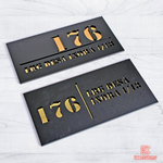 Modern Nombor Rumah | House Number Plate Custom Signage Cantik No Plat Alamat Number Rumah Custom
