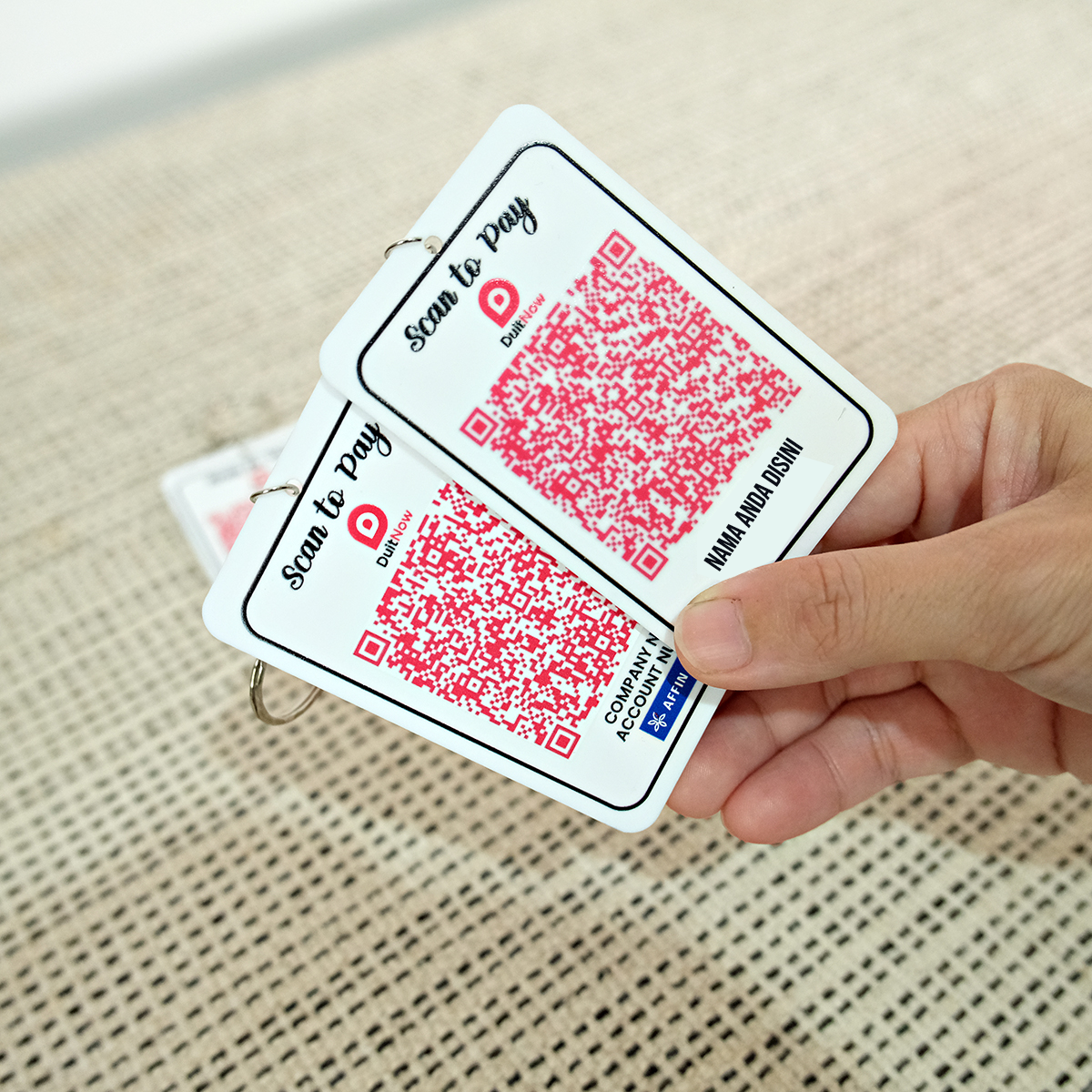 QR Keychain