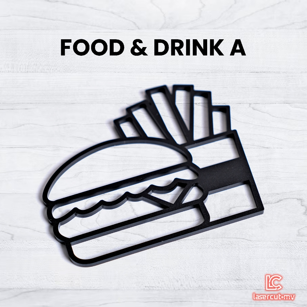 3D Sign Toilet WC Washroom Tandas Wall Decoration Signage Papan Tandas