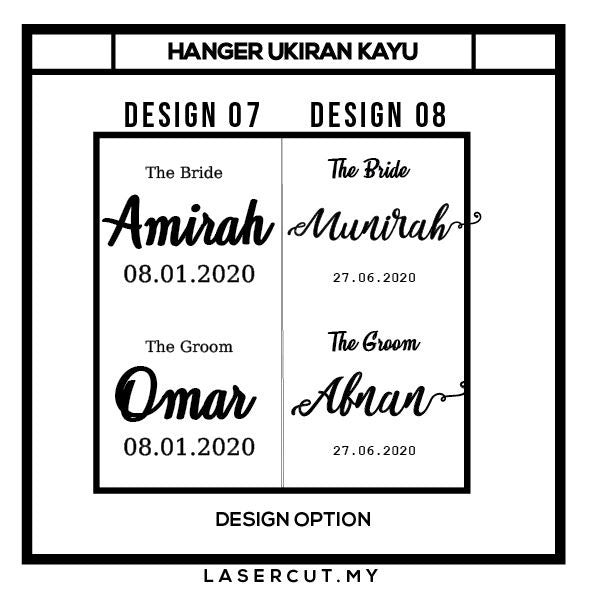 (BEST DEAL)🔥🔥🔥 Custom Ukir Hanger Kayu