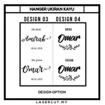 (BEST DEAL)🔥🔥🔥 Custom Ukir Hanger Kayu