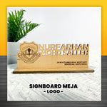 Desk Signgboard Potrait Exclusive