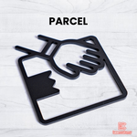 3D Sign Toilet WC Washroom Tandas Wall Decoration Signage Papan Tandas