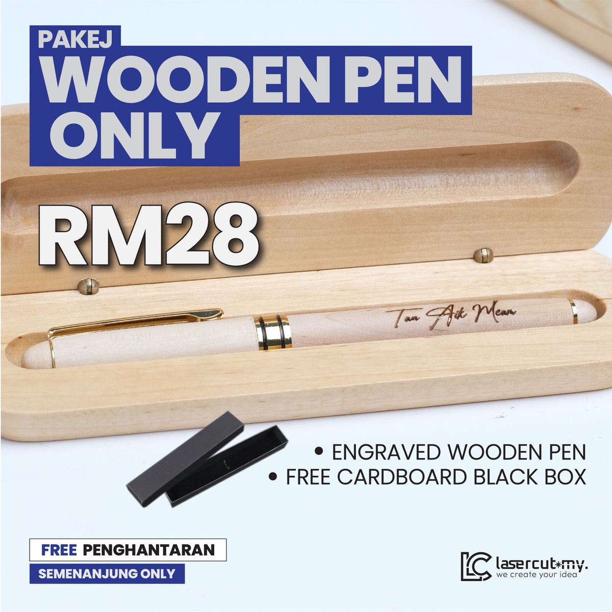 Personalized Wooden Pen