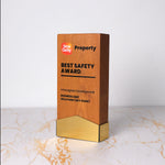 Modern Wooden Trophy