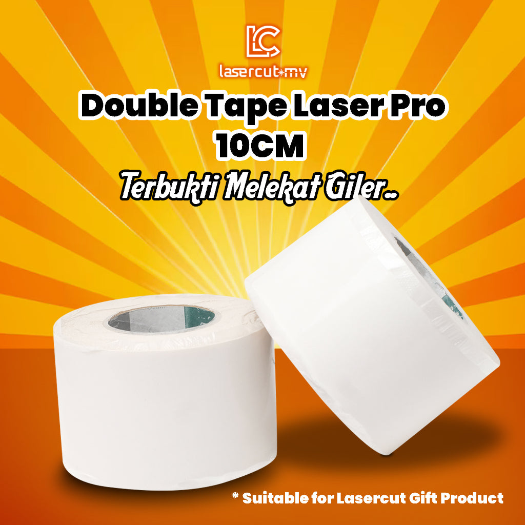 (Industrial Grade) Double-Sided Tape Laser Pro - 50 Meters