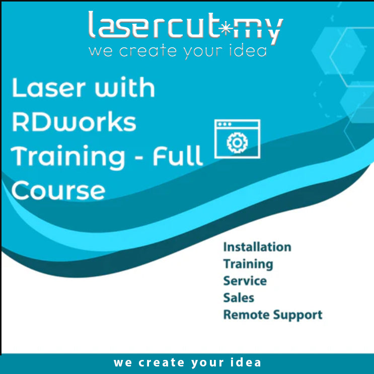 Laser with RDworks Course - Provided by LasercutMY