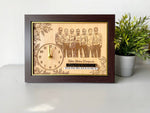 Personalized Portrait With Frame& Clock