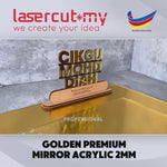 Mirror Gold Acyrlic