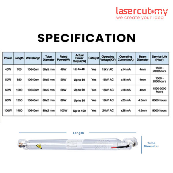 60w laser tube 05